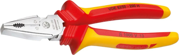 Gedore 8250-200 H VDE Kraft-Kombizange, 20cm