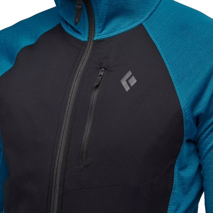 Black Diamond CoEfficient LT Hybrid Hoody Funktionsjacke kingfisher/black (Herren)