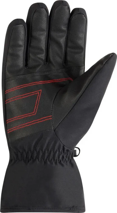 Ziener Gevin Skihandschuhe schwarz/rot