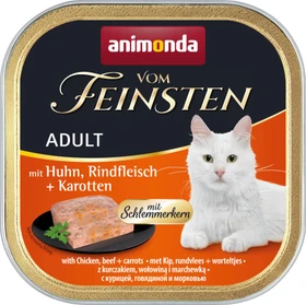 animonda Vom Feinsten Adult Schlemmerkern mit Pute, Hähnchenbrust und Kräutern, 7.20kg (72x 100g)