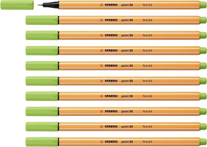 STABILO point 88 pistaziengrün, 10er-Pack