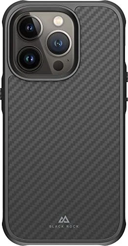 Black Rock Robust Case Real Carbon für Apple iPhone 14 Pro schwarz
