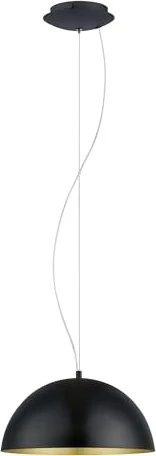 Eglo Gaetano 1 Pendelleuchte 38cm schwarz/gold