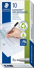 Staedtler Lumocolor 315 non-permanent schwarz, 10er-Pack