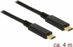 DeLOCK USB 2.0 Kabel, 2x USB-C Stecker, schwarz, 4m (85206)