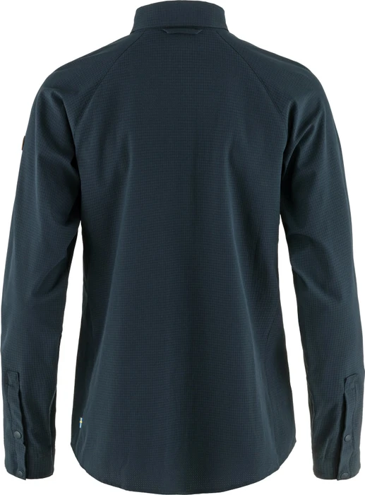 Fjällräven Abisko Trekking Hemd langarm dark navy (Damen)