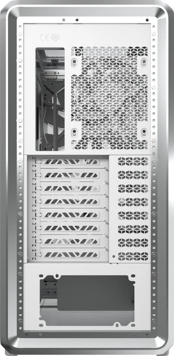 Cooler Master MasterFrame 500 Mesh, silber, Glasfenster