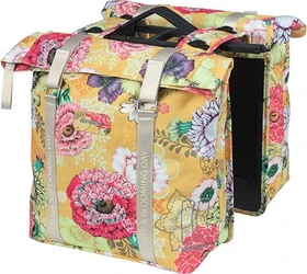 Basil Bloom Field MIK Doppeltasche Gepäcktasche gelb