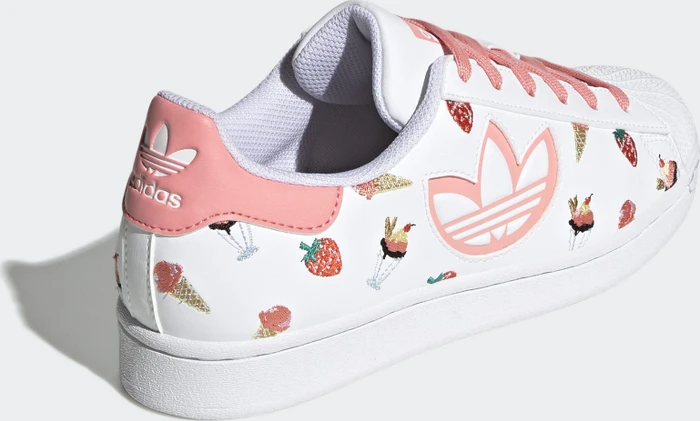 adidas Superstar cloud white/ray pink (Damen)