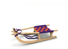 Kathrein Jugend Touren Schlitten violett/orange (Junior)
