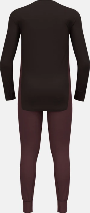 Odlo Active Warm Base Layer Set fudge/black (Herren)
