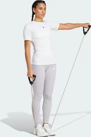 adidas Techfit Training Kompressionsshirt kurzarm weiß (Damen)