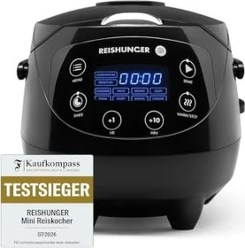 Reishunger Digitaler Mini Reiskocher schwarz
