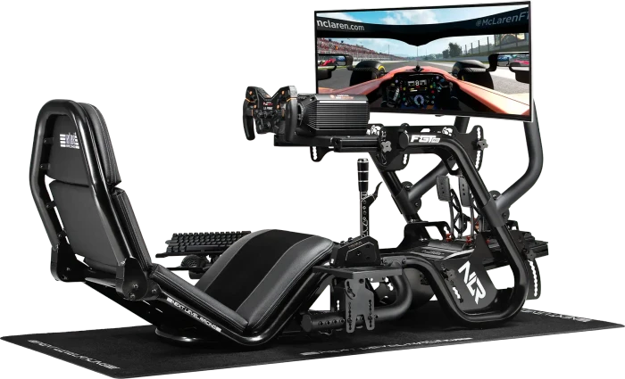 Next Level Racing F-GT Pro Formula and GT Racing Cockpit, Black Edition, Simulator Cockpit