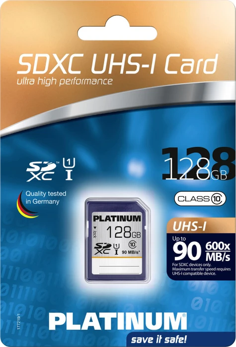 BestMedia Platinum R90 128GB, UHS-I, Class 10