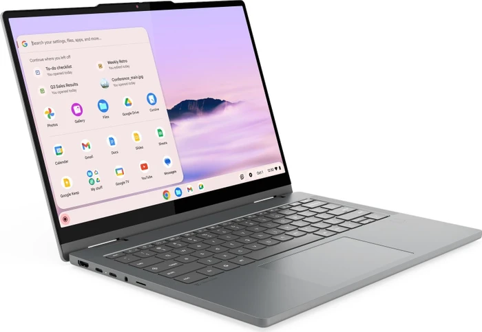 Lenovo Chrome 2in1 14IRU10 (Chromebook Plus 2-in-1 G10), Luna Grey, Core 5 120U, 8GB RAM, 128GB Flash, FR
