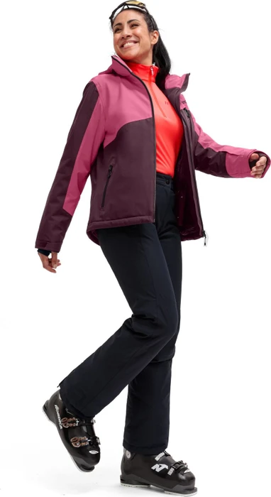 Maier Sports Glacierguard Skijacke rich soil/deep raspberry (Damen)