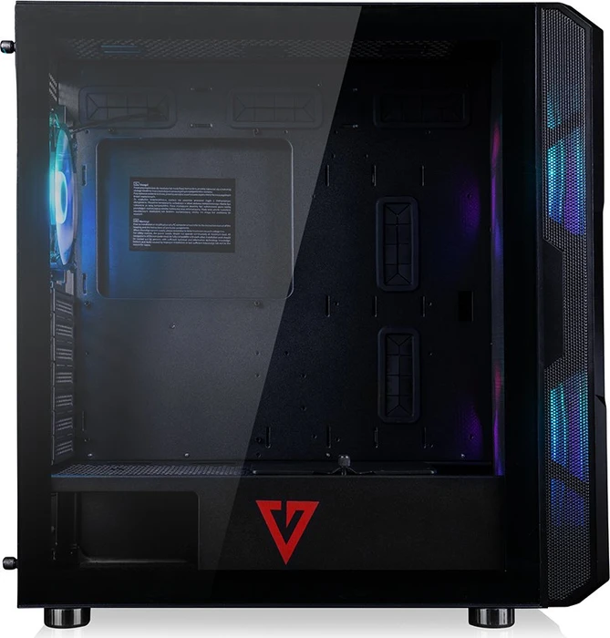 Modecom Volcano Amirani ARGB Black, Glasfenster