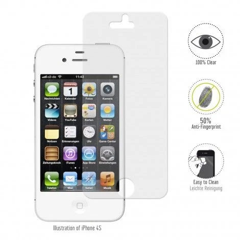 Artwizz ScratchStopper Anti-Fingerprint clear für Apple iPhone 5/5s