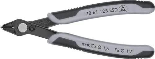 Knipex Electronic Super Knips Elektronik-Seitenschneider, 12.5cm