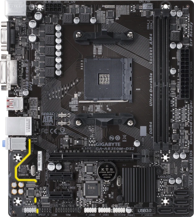 GIGABYTE GA-AB350M-DS2 (AMD AM4)