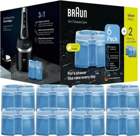 Braun CCR 6+2 Clean&Renew Lemonfresh Reinigungskartusche, 8 Stück