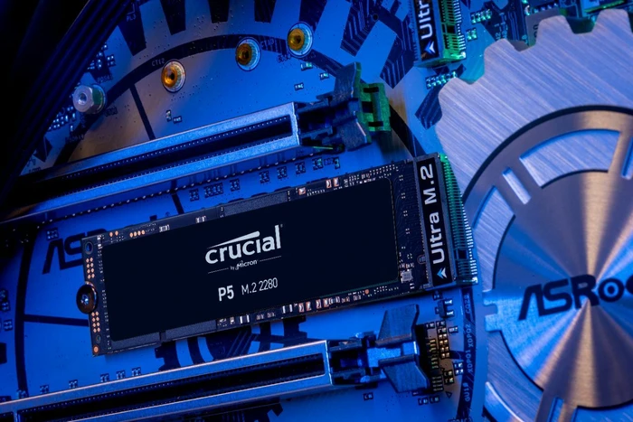 Crucial P5 SSD 2TB, M.2 2280 / M-Key / PCIe 3.0 x4