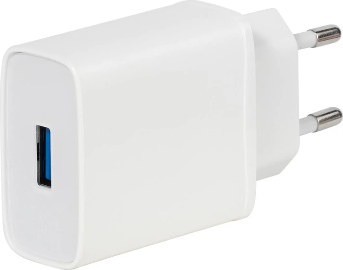 Vivanco Super Fast Charger Set Quick Charge 3.0 18W inkl. USB USB-C Kabel weiß