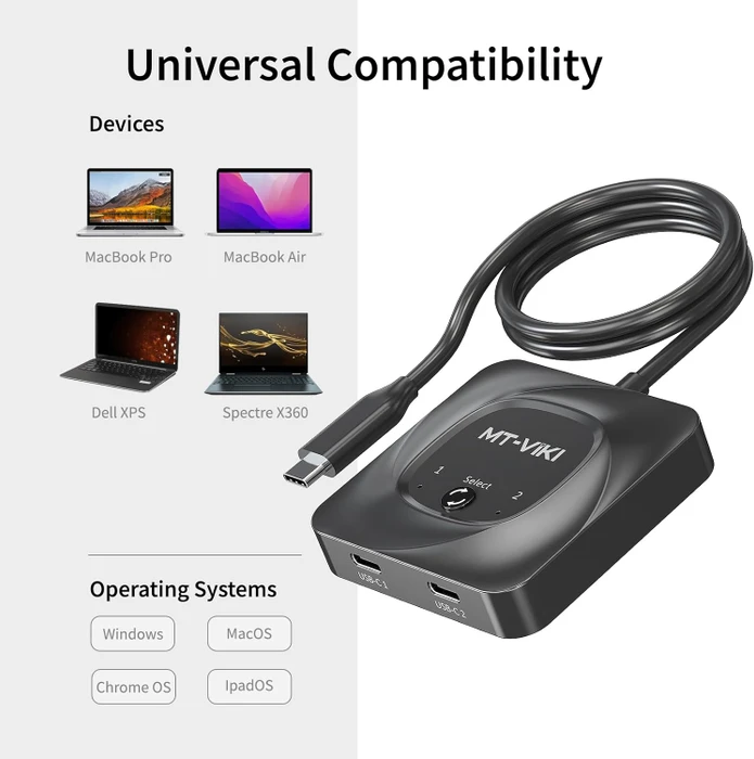 MT-VIKI 8K/60Hz USB-C Switch Selector