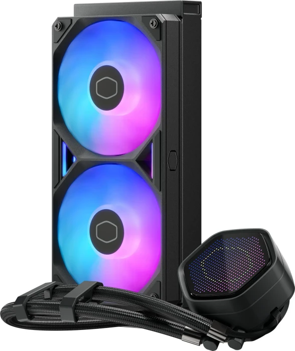 Cooler Master MasterLiquid 240 Atmos II Pixel LCD, schwarz
