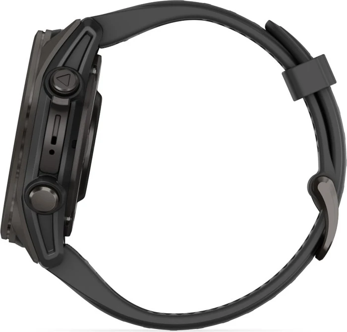 Garmin Fenix 8 43mm Sapphire carbon grey/black-pebble grey silicone