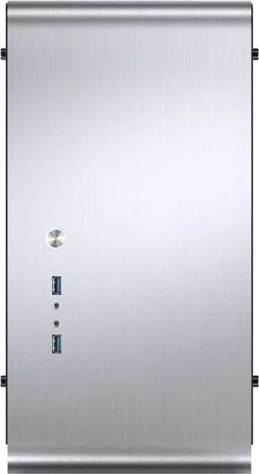 Jonsbo U4 Plus, silber, Glasfenster