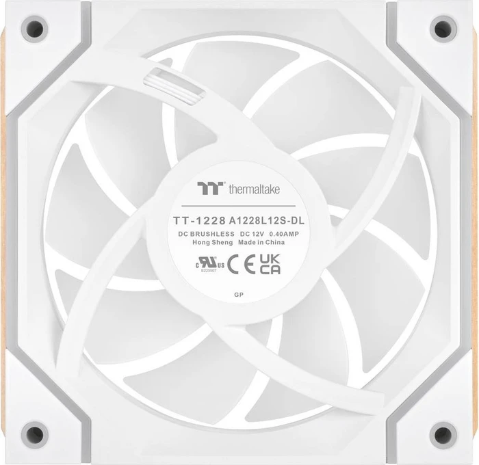 Thermaltake SWAFAN 120 EX INFINITY ARGB Sync Wood Edition Snow, weiß, 124mm, 3er-Pack