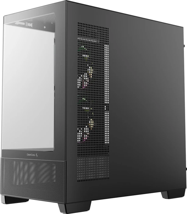 DeepCool CG380U 3F, schwarz, Glasfenster