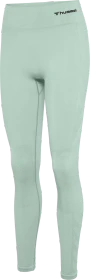 hummel CLEA Seamless Tight Hose lang chinois green (Damen)