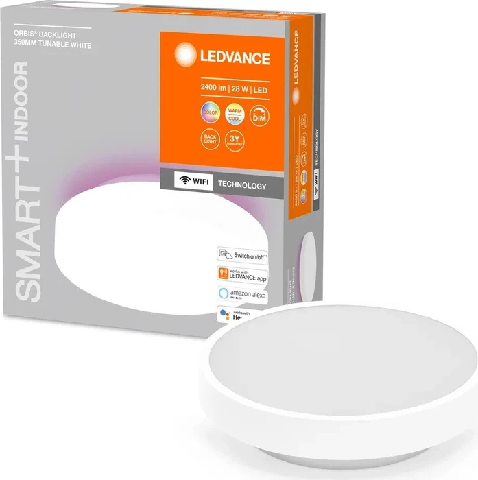 Ledvance SMART+ Orbis Backlight 350mm Deckenleuchte 28W weiß
