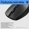 HP 715 Rechargeable Multi-Device Mouse schwarz, USB/Bluetooth Vorschaubild