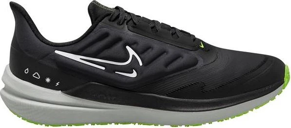 Nike Air Winflo 9 Shield black/dark smoke grey/volt/white (Herren)