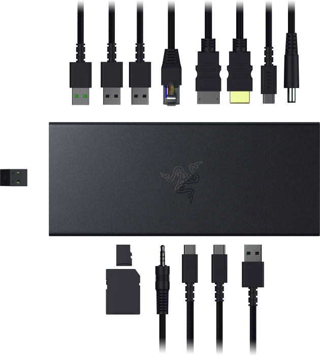 Razer USB 4 Dock, schwarz, EU, USB4 [Buchse]