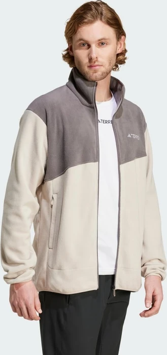 adidas Terrex Multi Fleece Jacke wonder beige/charcoal (Herren)