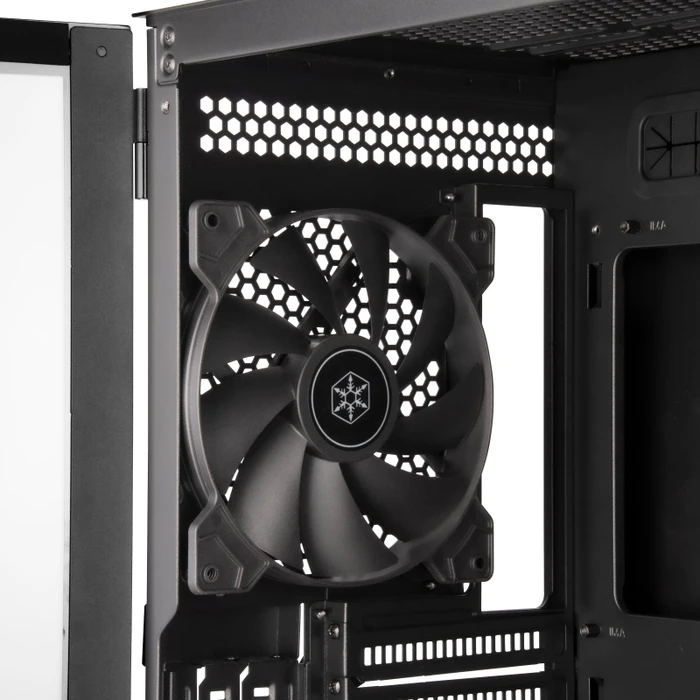 SilverStone Seta H1, schwarz, Glasfenster