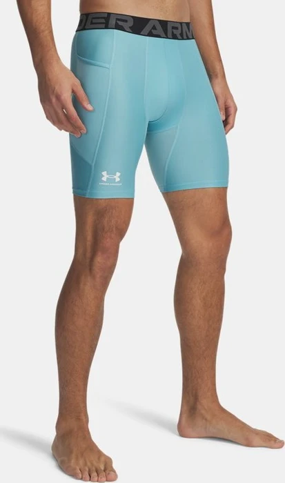 Under Armour HeatGear Armour Laufhose kurz blue haze/white (Herren)