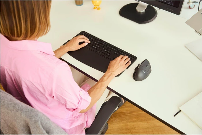 Contour Design Balance Full-Size Wrist Rest, Handballenauflage (Tastatur), schwarz