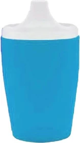 Dr. Junghans Medical Einnehmebecher ohne Griff mit 2x Deckel 4+12mm blau, 250ml