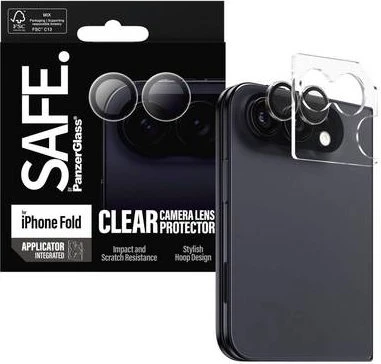 PanzerGlass Safe Camera Lens Protector für Apple iPhone Duo transparent