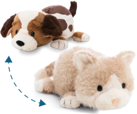 Nici Twistimals 2 in 1 Hund & Katze mit Wendefunktion 25cm