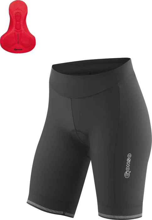 Gonso Sitivo Fahrradhose kurz black/fire (Damen)