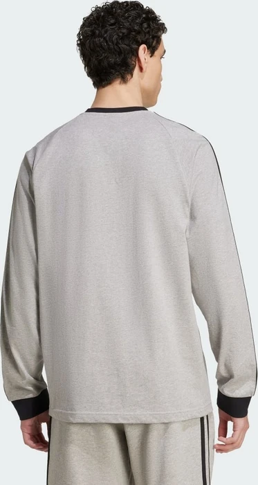 adidas Adicolor Classics 3-Streifen Sweatshirt medium grey heather/black (Herren)