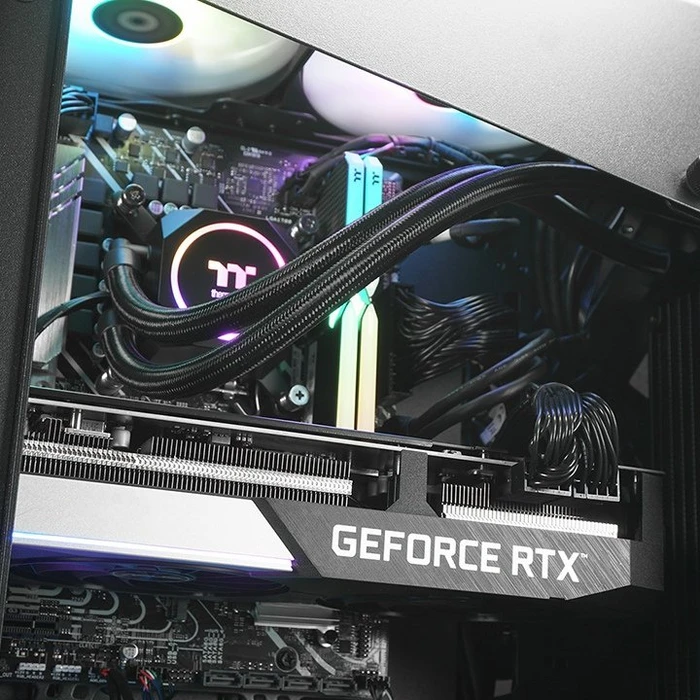 Thermaltake Amalthea, schwarz, Core i7-12700F, 16GB RAM, 1TB SSD, GeForce RTX 3070