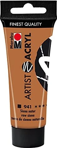 Marabu Artist Acryl Acrylfarbe, siena natur, 22ml